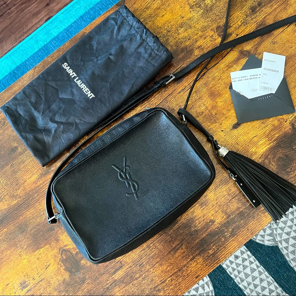 YSL lou camera crossbody bag